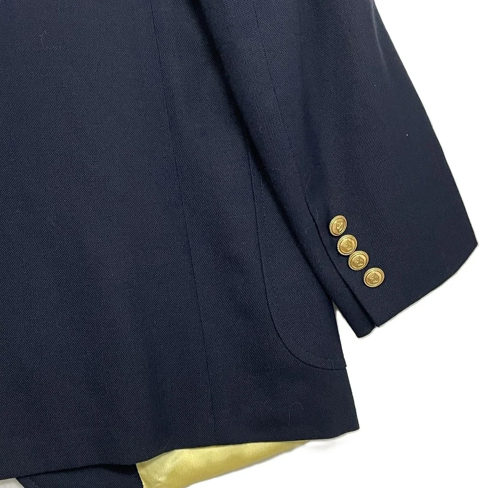 VTG Cricketeer‎ Woodward & Lothrop Wimbledon Mens Blue Blazer Gold Buttons 42R